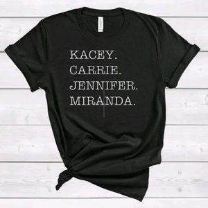 Kacey. Carrie. Jennifer. Miranda. 2000s Country Music T-Shirt